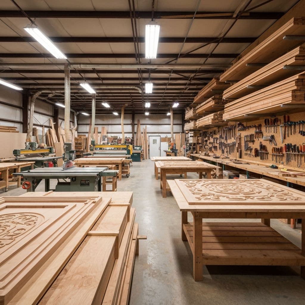 Purple Heart Fabrication Shop woodworking studio